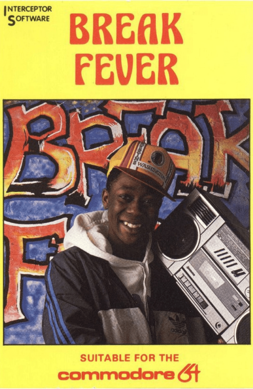 Break Fever box art for Commodore 64
